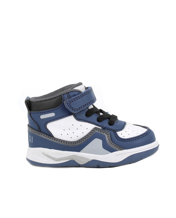 SNEAKERS PRIMIGI PRIMI PASSI NAPPA PU BIANCO-NAVY 8953222