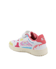 SNEAKERS PRIMIGI BAMBINA  NA.PU ST.TRATTO BCO-ROSA-GIALLO 5957200