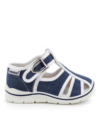 SANDALO PRIMIGI BAMBINO PRIMI PASSI  JEANS DENIM 7368033