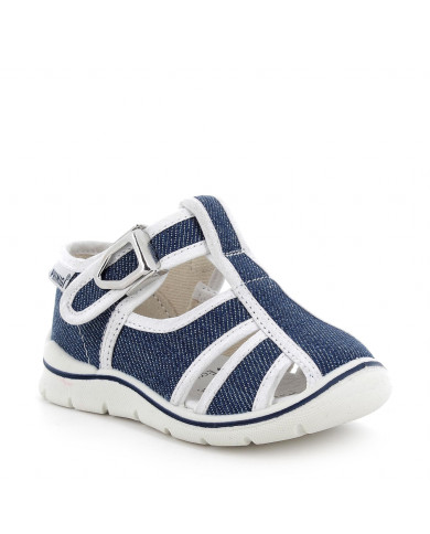SANDALO PRIMIGI BAMBINO PRIMI PASSI  JEANS DENIM 7368033