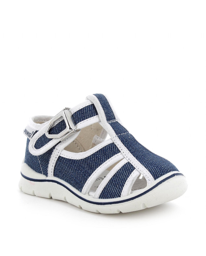 SANDALO PRIMIGI BAMBINO PRIMI PASSI  JEANS DENIM 7368033