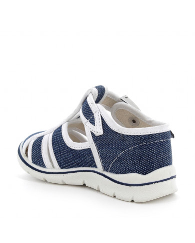 SANDALO PRIMIGI BAMBINO PRIMI PASSI  JEANS DENIM 7368033