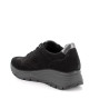 SNEAKERS CON ZEPPA IGI&CO DONNA IN PELLE NERO GORE-TEX 6657100