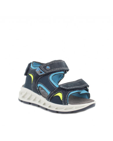 SANDALO PRIMIGI BAMBINO NAVY-CELESTE 3898100 tg:31-35