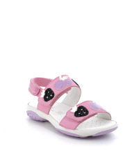 SANDALO PRIMIGI BAMBINA NABUK MORBIDO ROSA 3882211 TG:27-30