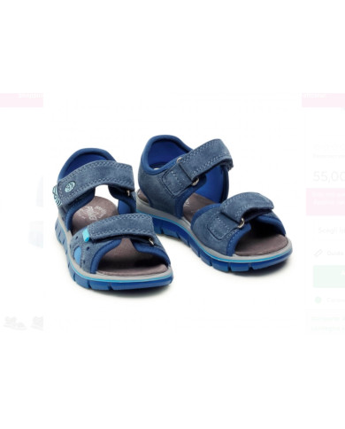 SANDALO PRIMIGI BAMBINO AZZURRO 7398111  tg-32,33,34