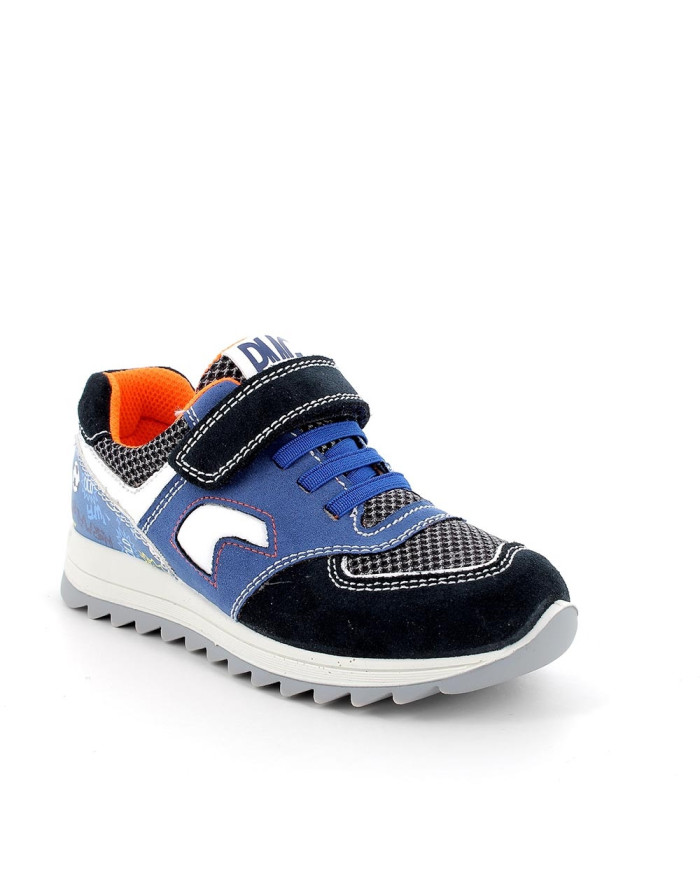 SNEAKERS PRIMIGI BAMBINO BLUETTE-NAVY-GRIGIO SCURO 3869622 TG:31-35