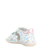 SANDALO PRIMI PASSI PRIMIGI BAMBINA BIANCO-LILLA 3909000 TG:25-26