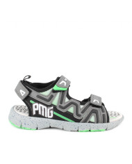 SANDALI PRIMIGI AVANTI BAMBINO GRIGIO-NERO 3971700 TG:24-35