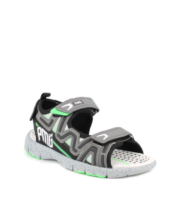 SANDALI PRIMIGI AVANTI BAMBINO GRIGIO-NERO 3971700 TG:24-35