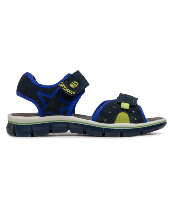SANDALO PRIMIGI BAMBINO SCAMOSCIATO/T.GIADA/NAVY 7398122