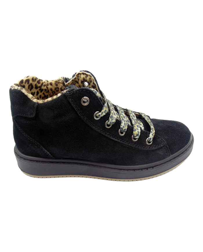 SNEAKER ALTA PRIMIGI BAMBINA NERO 8377900 tg.28,29,30