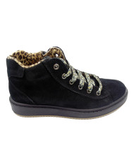 SNEAKER ALTA PRIMIGI BAMBINA NERO 8377900 tg.28,29,30