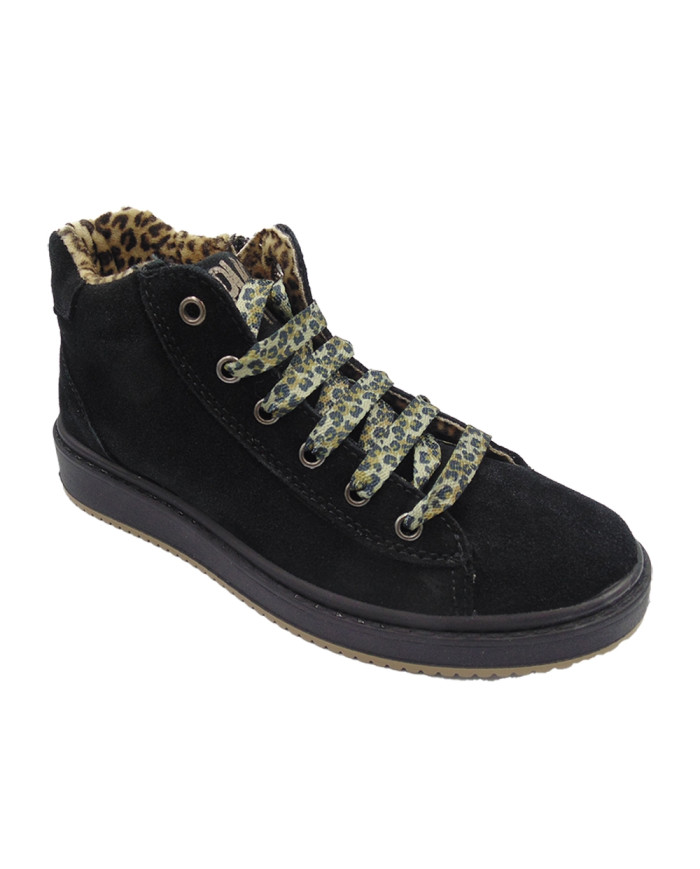 SNEAKER ALTA PRIMIGI BAMBINA NERO 8377900 tg.28,29,30