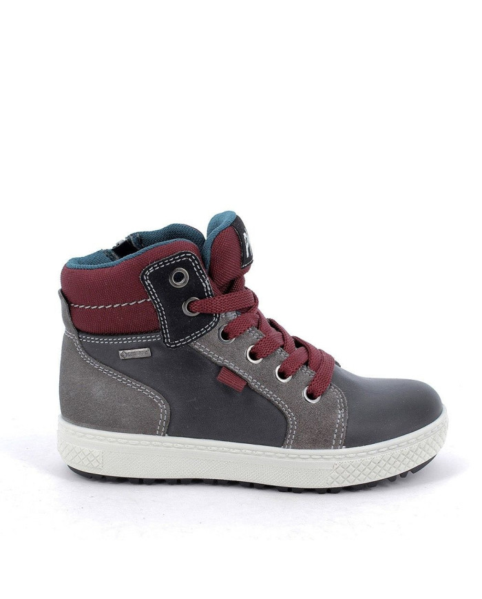 SNEAKERS PRIMIGI BAMBINO ANTRACITE BORDO' 8392522 tg.28/29