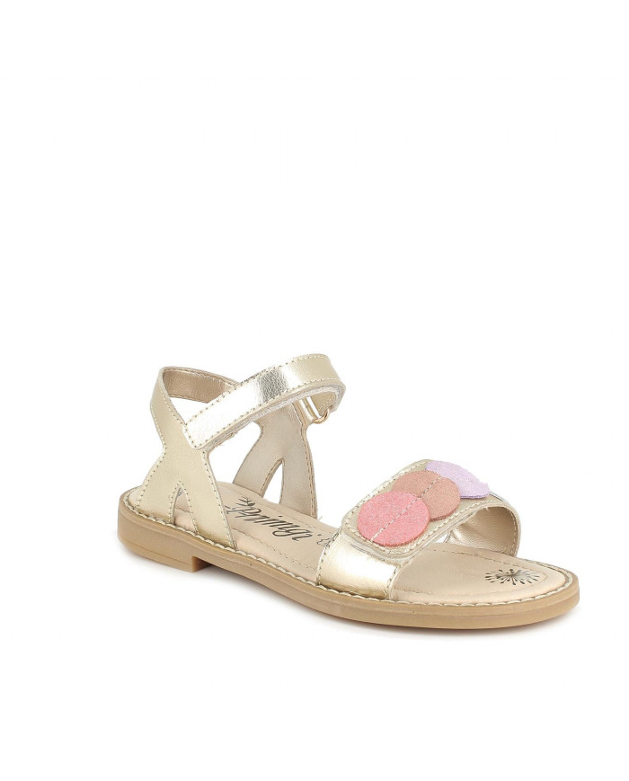 SANDALO PRIMIGI BAMBINA PLATINO 3927222 TG:28,29