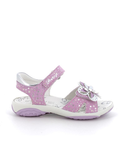 SANDALO PRIMIGI BAMBINA ORCHIDEA-ARGENTO 3882355 TG:27-30