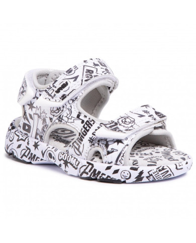 SANDALO PRIMIGI BAMBINA NAPPA PU ST.COM/BIANCO 5461411