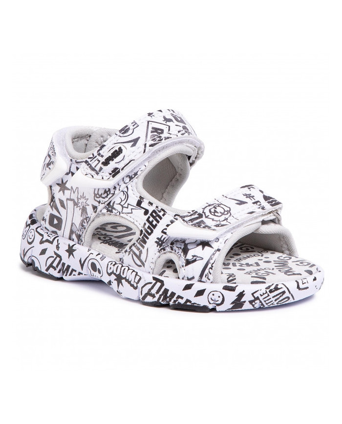 SANDALO PRIMIGI BAMBINA NAPPA PU ST.COM/BIANCO 5461411