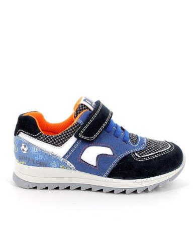 SNEAKERS PRIMIGI BAMBINO BLUETTE-NAVY-GRIGIO SCURO 3869622 TG:36,37
