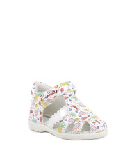 SANDALO PRIMIGI PRIMI PASSI BAMBINA SI.NAPPA FRUTTA B.CO MULTICOLOR 5909811 