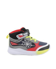 SNEAKERS PRIMIGI AVANT BAMBINO  NAPPA PU   NERO-ROSSO 4969200