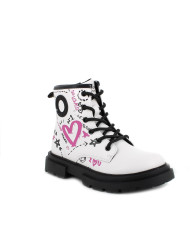 ANFIBIO PRIMIGI BAMBINA NAPPA PU ST.CUO BIANCO-FUXIA