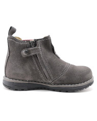STIVALETTO PRIMI PASSI PRIMIGI BAMBINO/A GRIGIO SCURO SCAMOSCIATO 2412311
