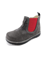 STIVALETTO PRIMI PASSI PRIMIGI BAMBINO/A GRIGIO SCURO SCAMOSCIATO 2412311