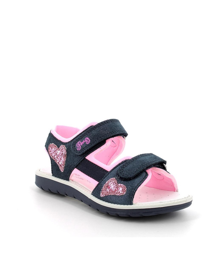 SANDALO PRIMIGI BAMBINA BLU SCURO-ROSA CHIARO 3884311 TG:31-35