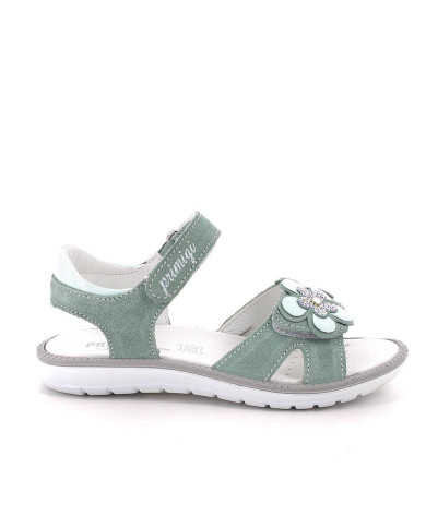 SANDALO PRIMIGI BAMBINA SCAMOSCIATO MENTA TG:27-30 7887811/A