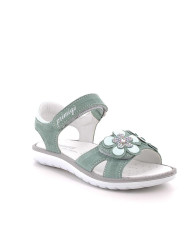 SANDALO PRIMIGI BAMBINA SCAMOSCIATO MENTA TG:31-35 7887811/B