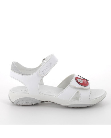 SANDALO PRIMIGI BAMBINA SI.NAPPA BIANCO TG:27-30 7885122/A