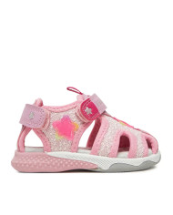 SANDALO PRIMIGI PRIMI PASSI BAMBINA T.LUREX/NAP.PU  BCO-ROSA/ROSA 7953211