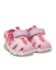 SANDALO PRIMIGI PRIMI PASSI BAMBINA T.LUREX/NAP.PU  BCO-ROSA/ROSA 7953211