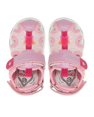 SANDALO PRIMIGI PRIMI PASSI BAMBINA T.LUREX/NAP.PU  BCO-ROSA/ROSA 7953211