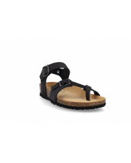SANDALO INFRADITO BIONATURA DONNA 11 A 678 IMB V. NABUK NERO 11A678-IV-NBKNER