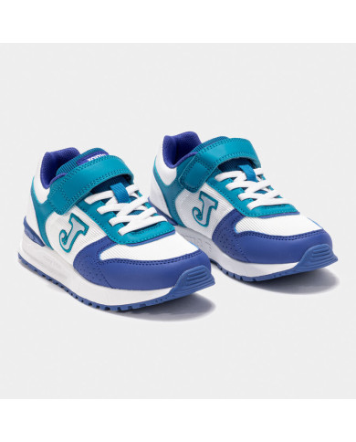 SNEAKERS JOMA BAMBINA J.TORNADO JR2517 WHITE PETROLEUM JTORNS2517V