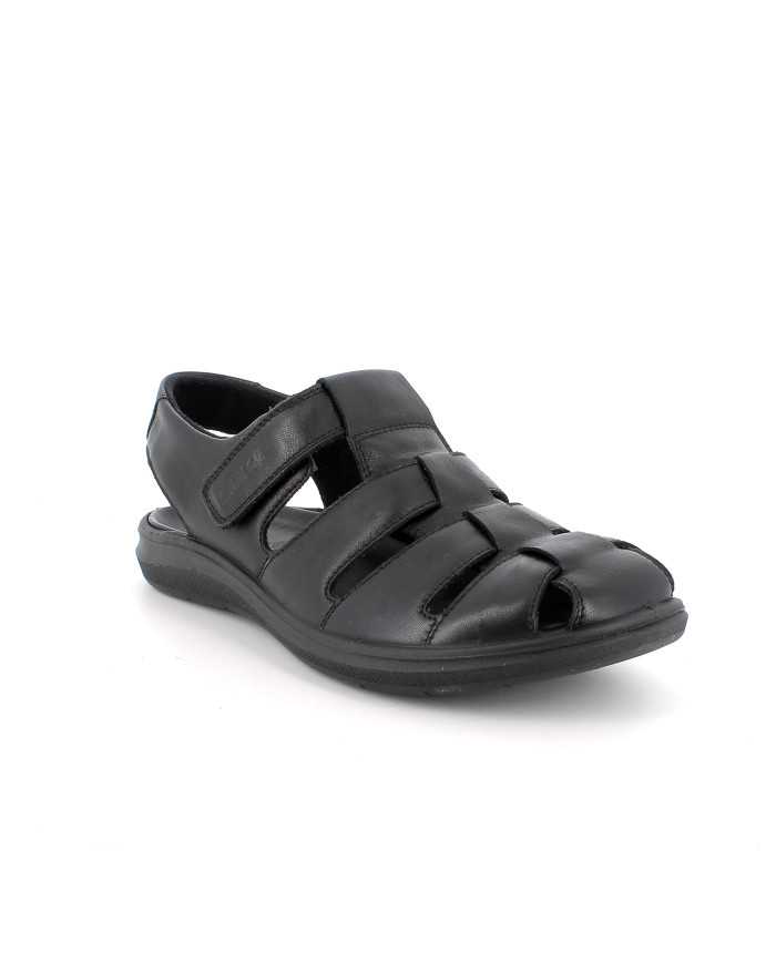 SANDALO ENVAL SOFT UOMO  NAPPA SOFT  NERO 1242300