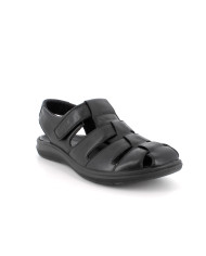 SANDALO ENVAL SOFT UOMO  NAPPA SOFT  NERO 1242300