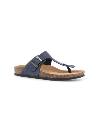 INFRADITO BIO NATURA UOMO  NABUK BLU NAVY 11FINGU-I-NABBLN