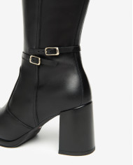 STIVALI NEROGIARDINI DONNA GUANTO NERO TPU SIRACUSA PLATO' TACCO 8CM I514324D/100