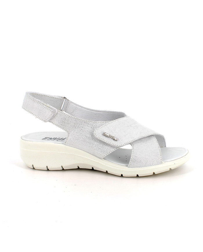 SANDALO CON ZEPPA ENVAL SOFT DONNA ARGENTO SCAMOS.NINFEA 1280911 
