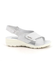SANDALO CON ZEPPA ENVAL SOFT DONNA ARGENTO SCAMOS.NINFEA 1280911 