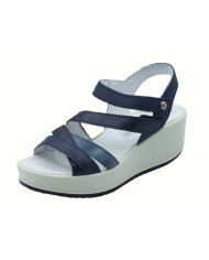 SANDALO CON ZEPPA ENVAL SOFT FONNA  VIT.ANTIK/FIORE BLU