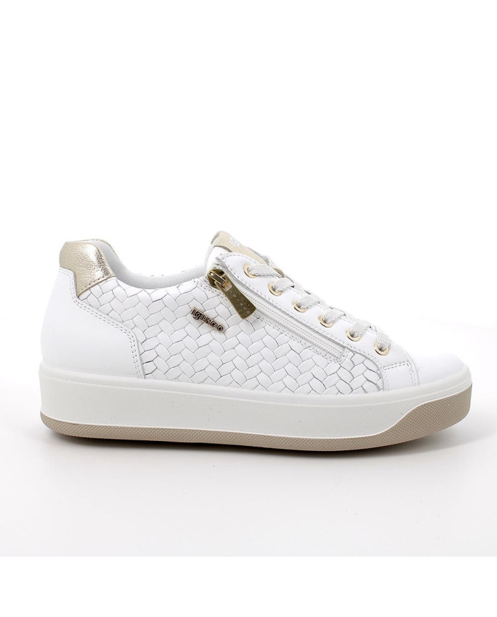 SNEAKERS IGI&CO DONNA  NAPPA SOFT  BIANCO 7656500