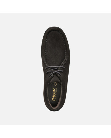 MOCASSINO GEOX UOMO  U SPHERICA EC14 B - SCAM.   DK COFFEE U46HLB 00022 C6024