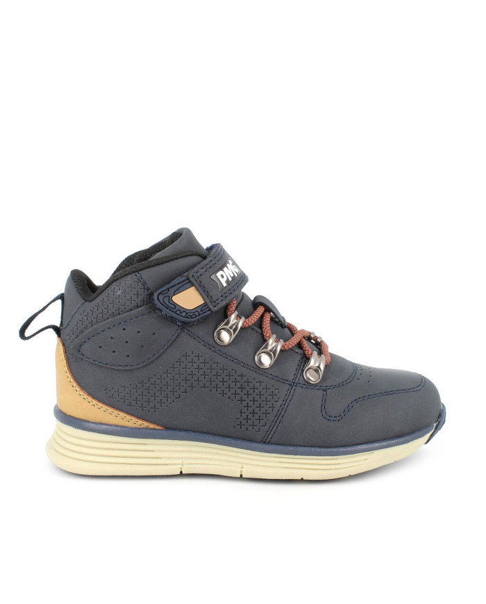 SNEAKERS PRIMIGI BAMBINO NABUK PU/BLU SCURO 2962233