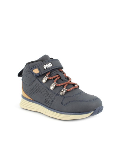 SNEAKERS PRIMIGI BAMBINO NABUK PU/BLU SCURO 2962233