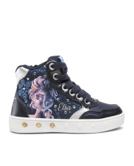 SNEAKERS ALTA GEOX BAMBINA SKYLIN  TEX PRL GBK NAVY PLATINUM FROZEN J268WE 0ANAJ C4256